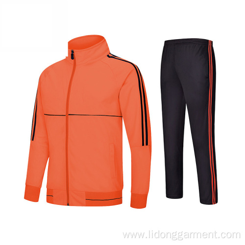 Wholesale Plain Soccer Training Tracksuit With Custom Logo